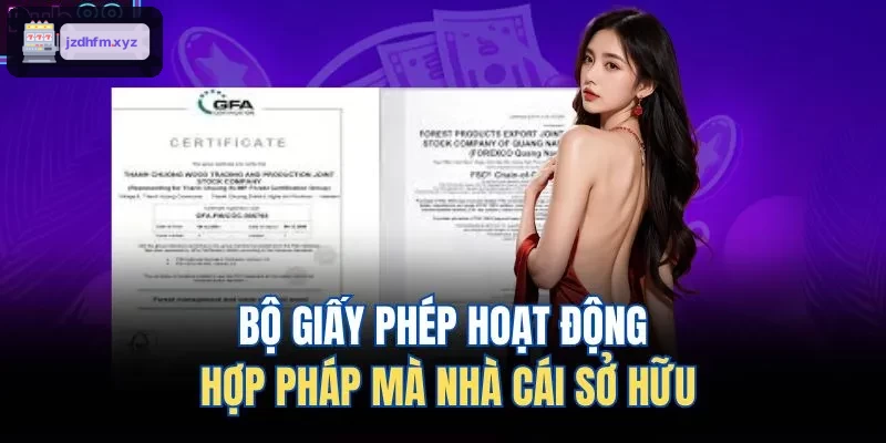 Bằng chứng giấy phép pháp lý hợp lệ của nhà cái 9BET